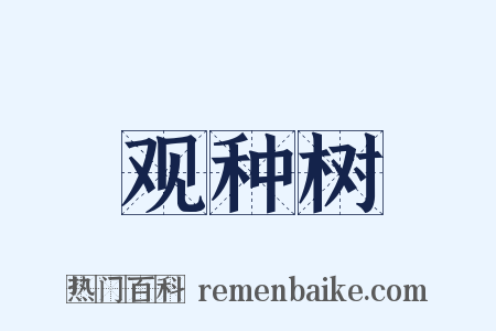 观种树是什么意思的图片